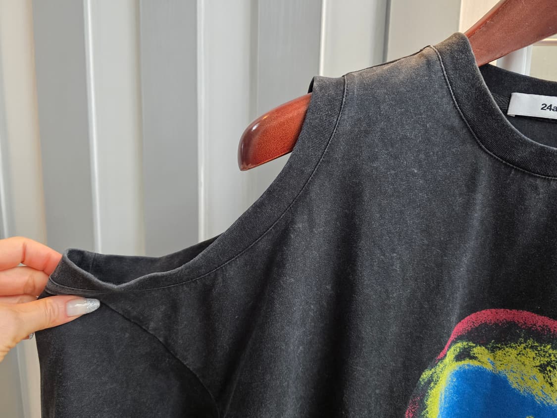 24ans 오프숄더 박시티 상품이미지5