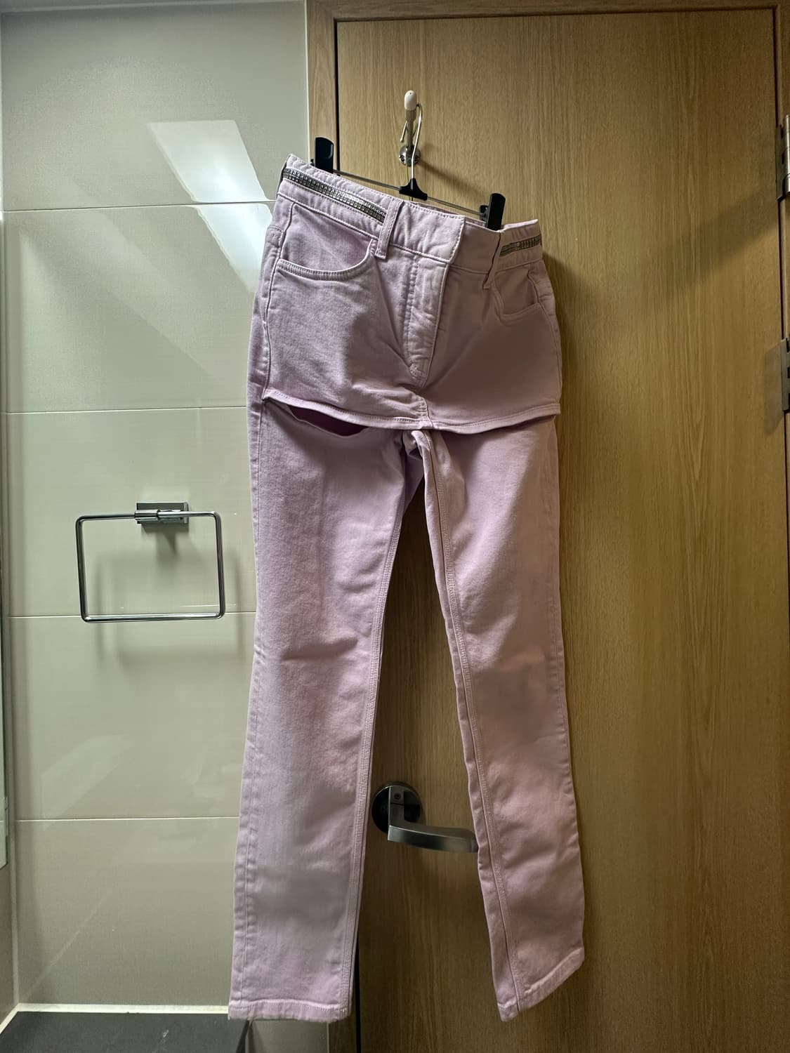 지방시 핑크 + 연보라 데님 28 Givenchy denim 상품이미지4