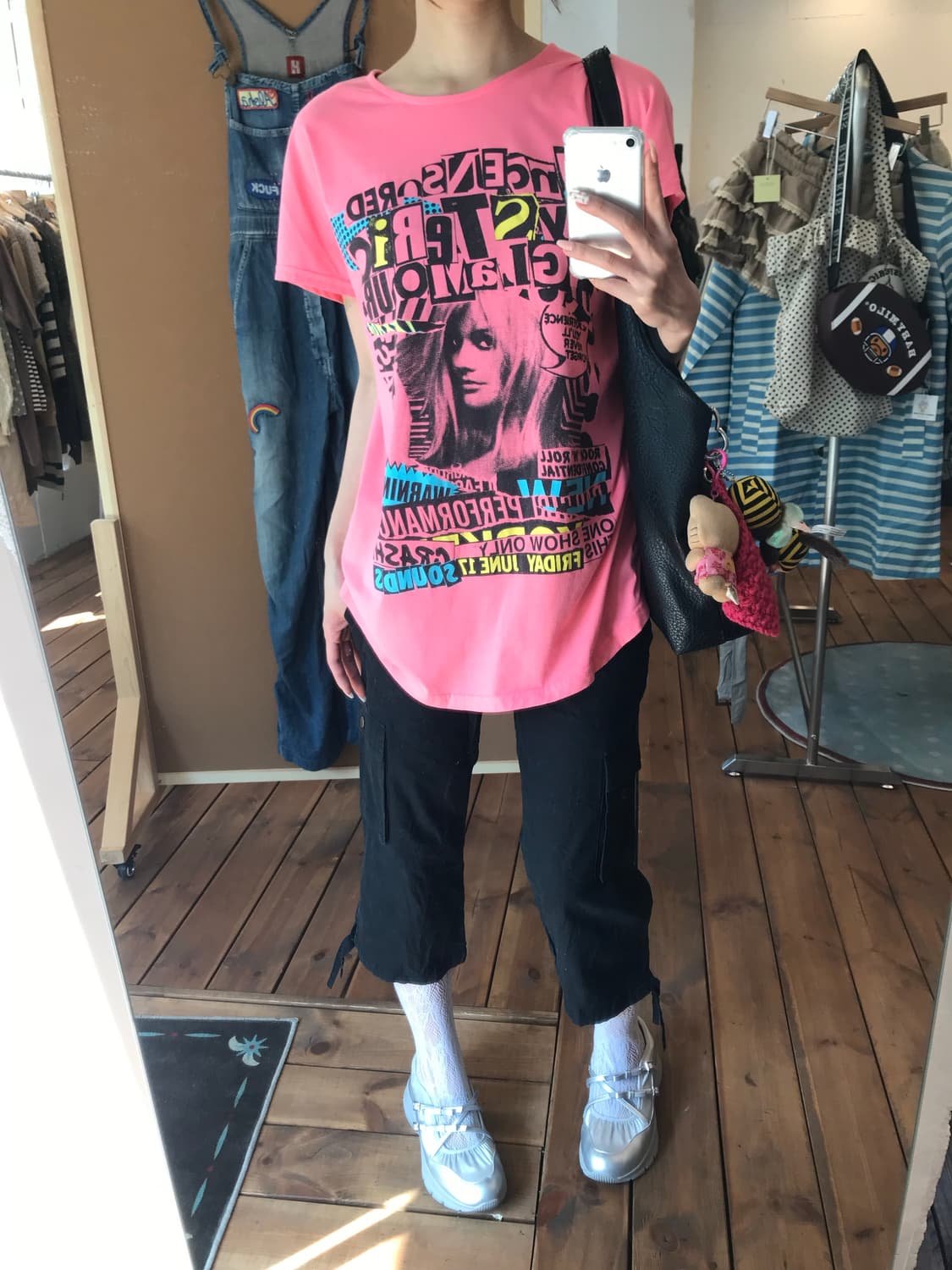 히스테릭글래머 코랄 패턴 반팔티셔츠  상품이미지1