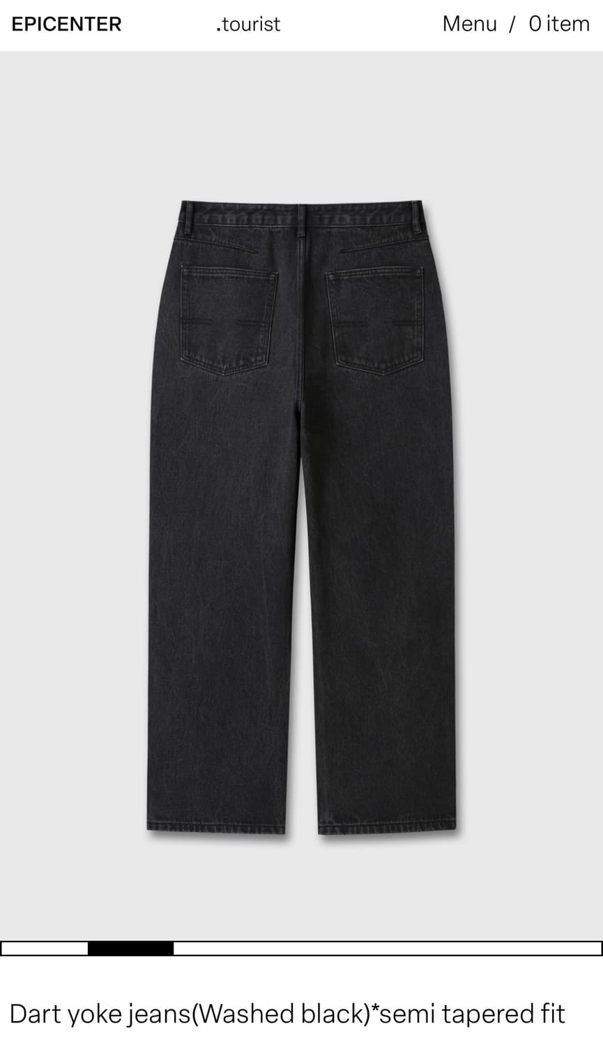 에피센터 dark yoke jeans Black 상품이미지2