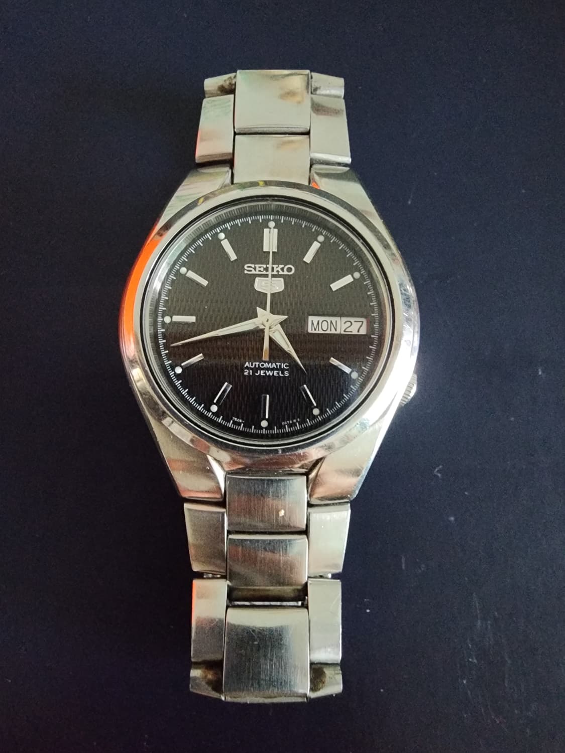 빈티지 세이코5 오토매틱 시계 메탈 상품이미지1