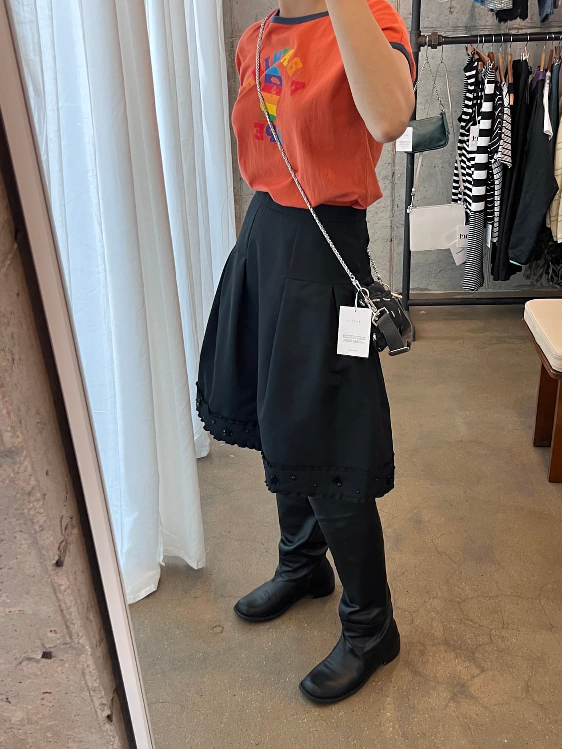 To be chic 스톤 플레어 스커트 상품이미지8