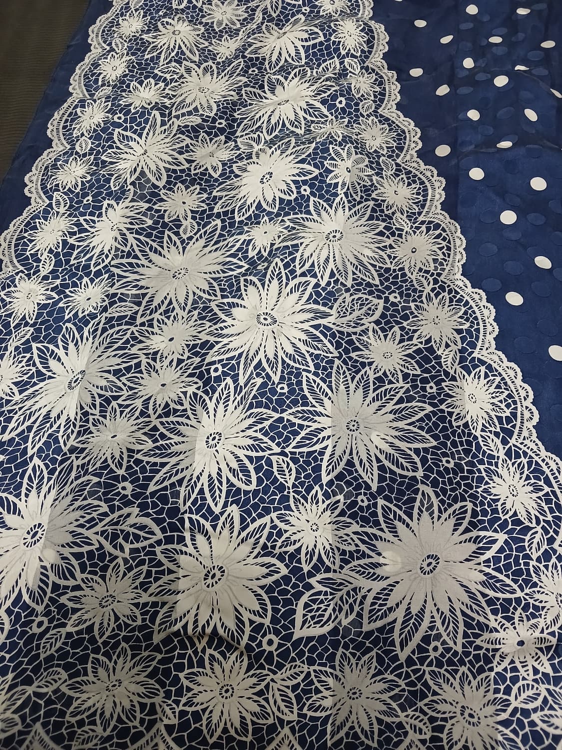 25ans CLUB PARIS 도트 실크 스카프 상품이미지3