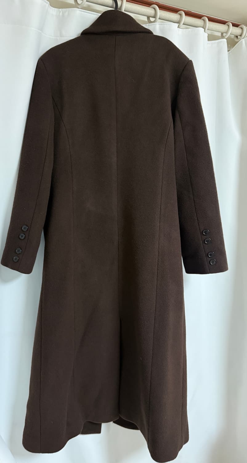 [노컨텐츠] 클래식 롱 코트 다크브라운 상품이미지6
