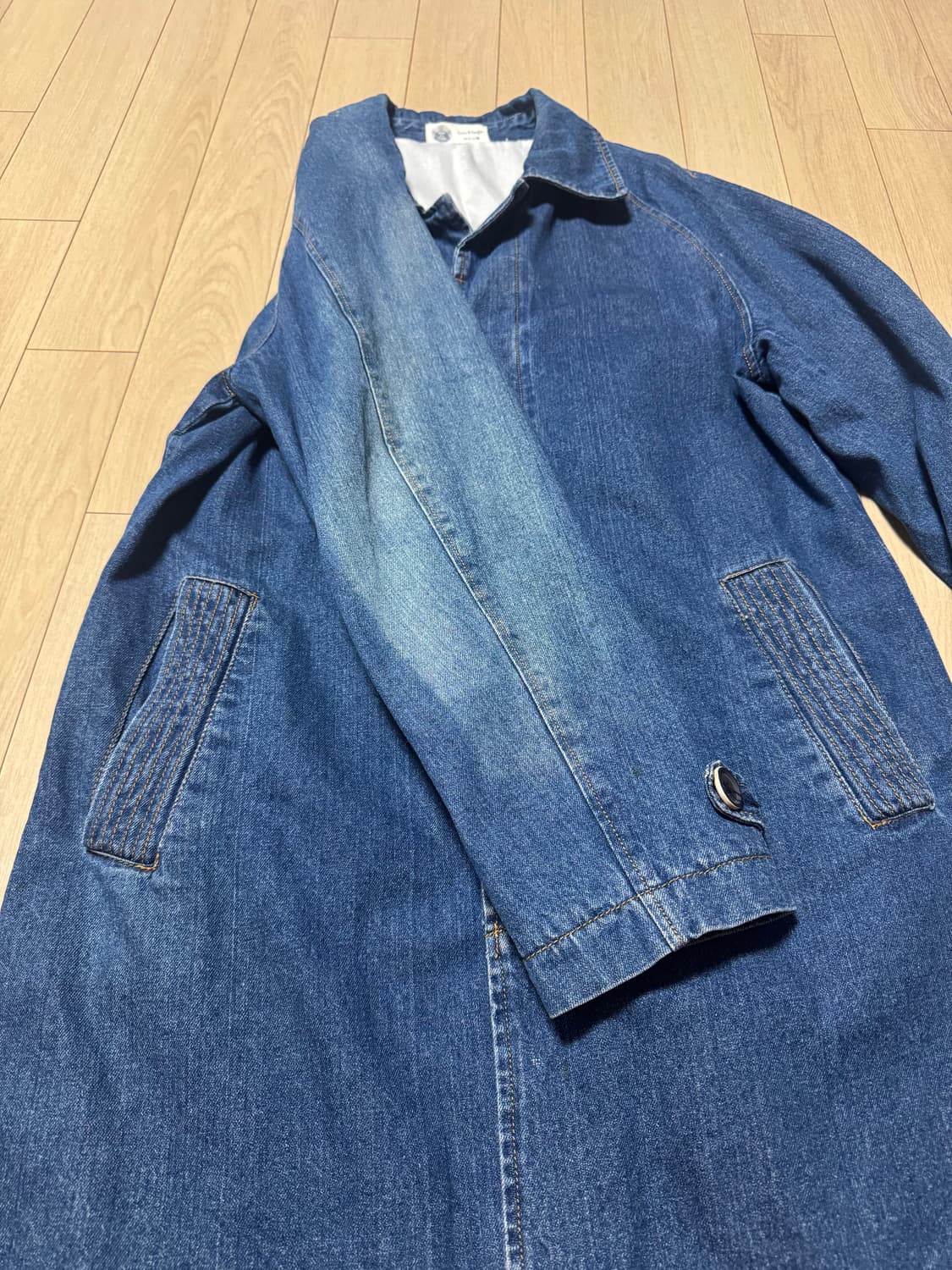 8-90s 일본빈티지 데님코트 상품이미지8