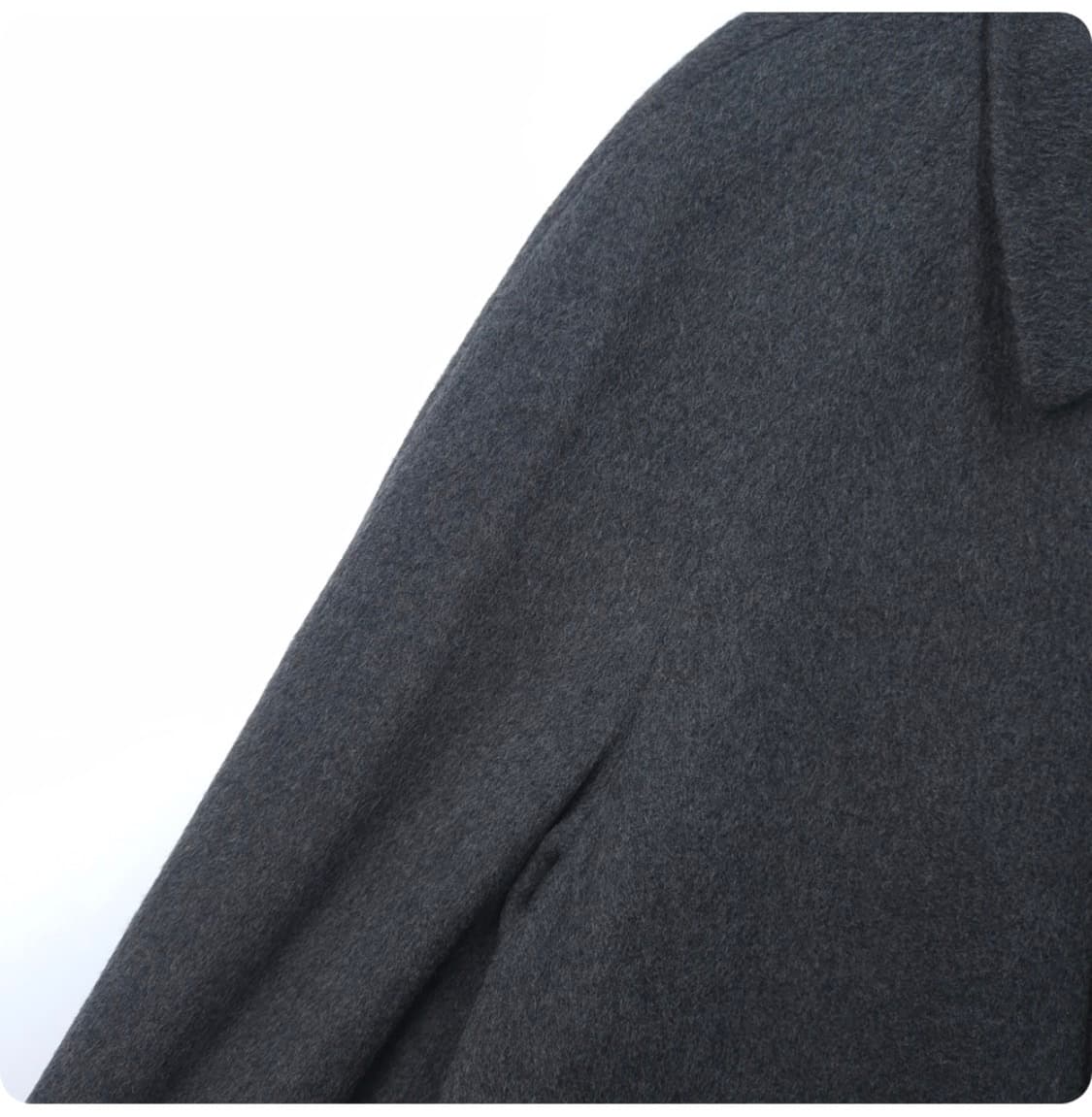 Ohga 大賀 캐시미어 100 발마칸 코트 상품이미지3