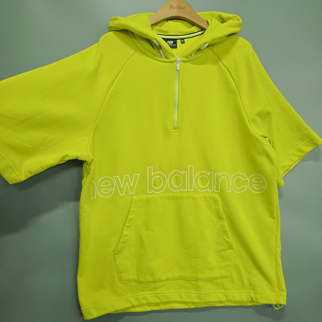 뉴발란스 반집업 반팔 후드 XL 상품이미지2