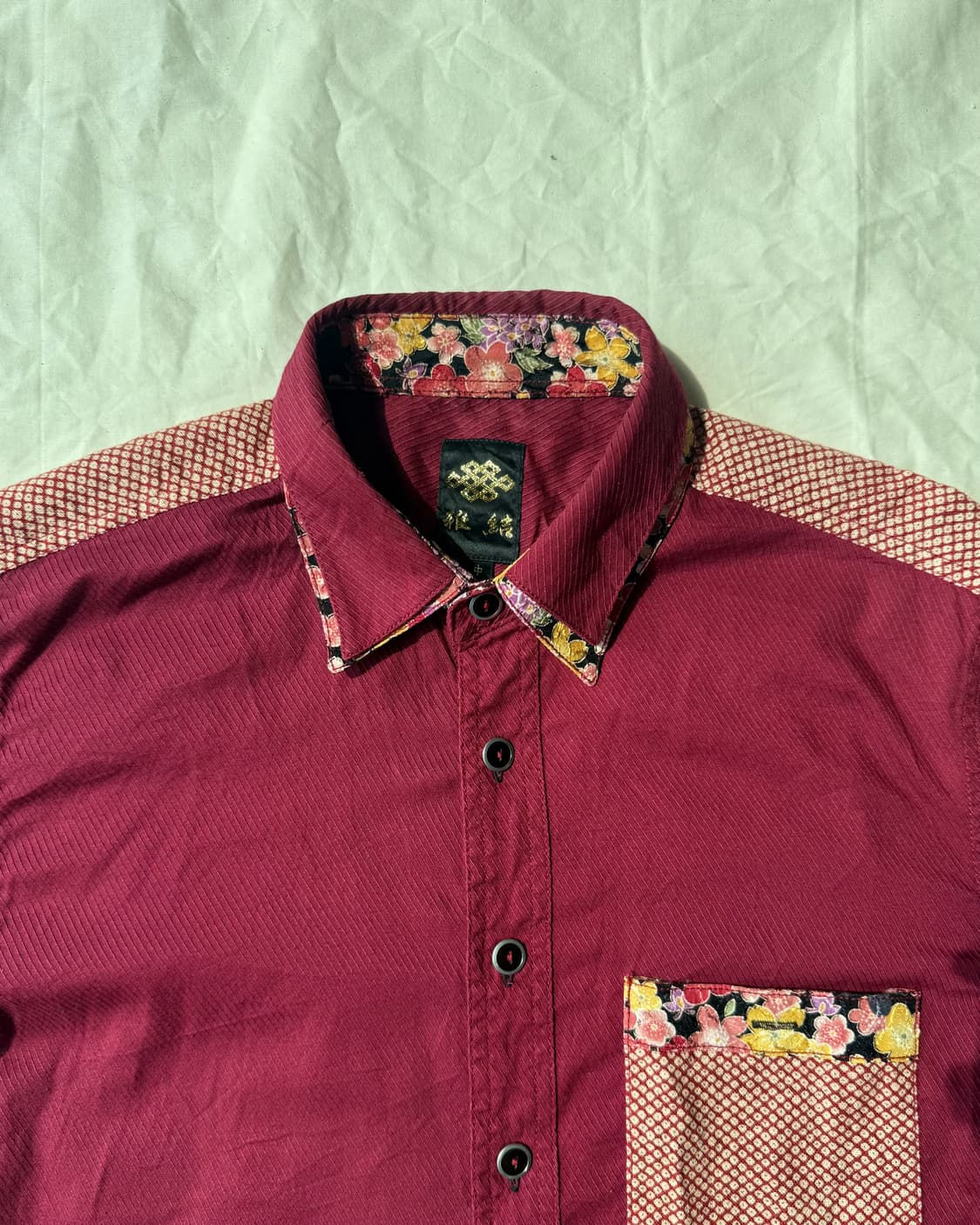 레드 자수 제페니즈 셔츠 상품이미지1