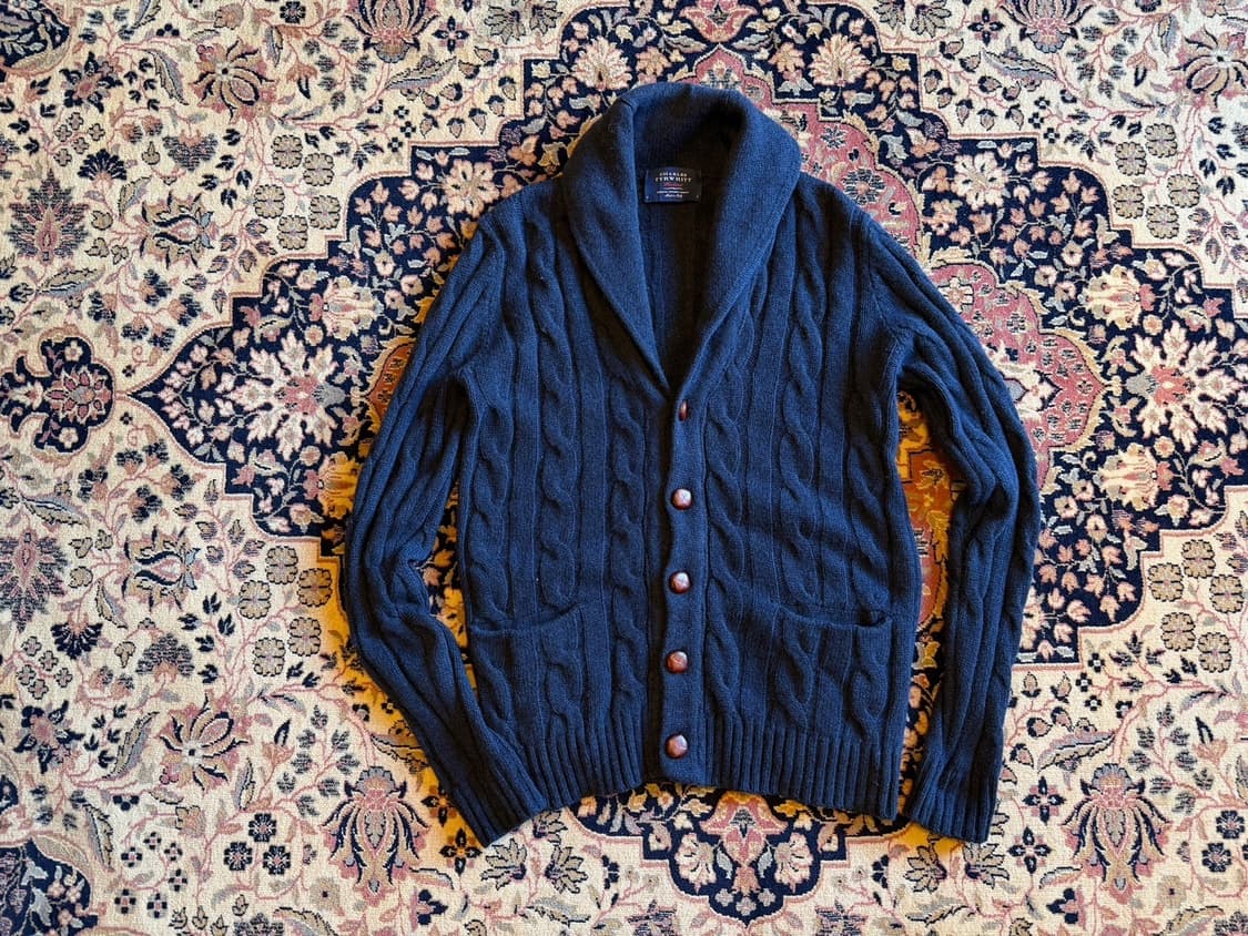 찰스 트윗 숄칼라 가디건 100 상품이미지1