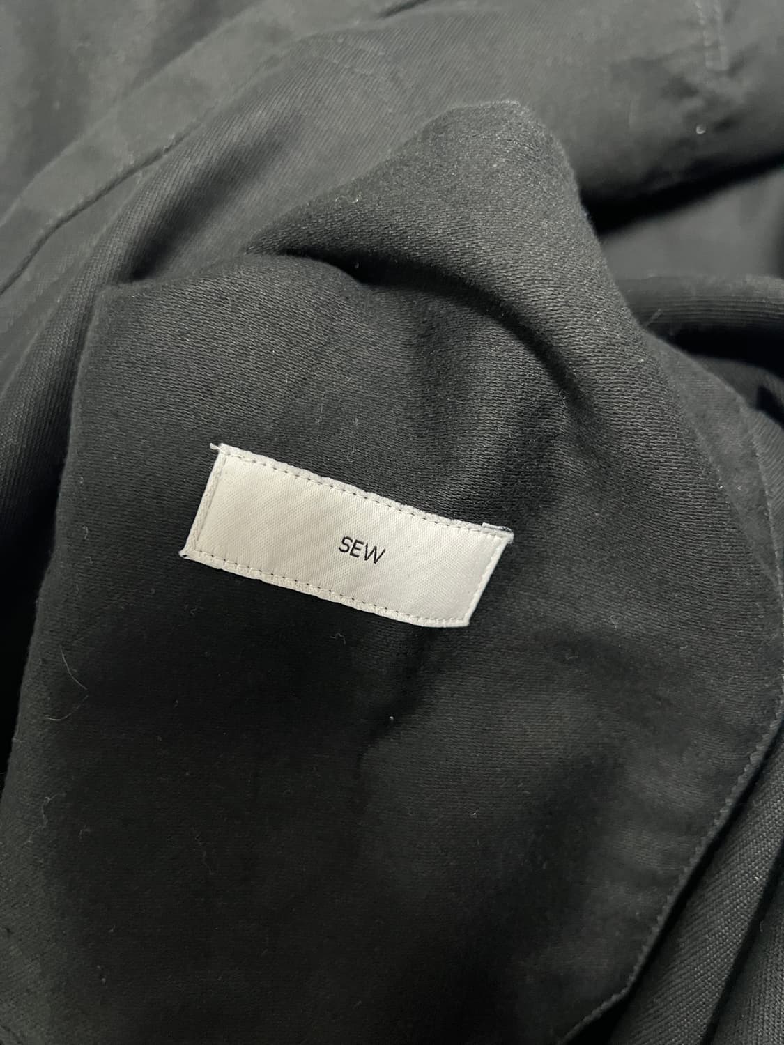택포18) SEW 스테디에브리웨어 몰스킨 프렌치 워크자켓 블랙 3사이즈 상품이미지4