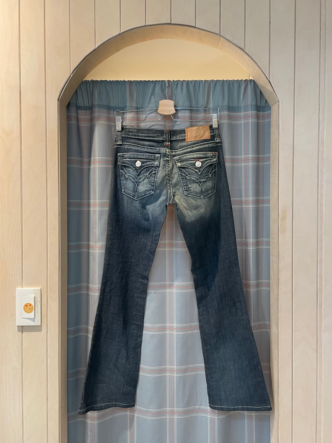 made in USA 로우라이즈 워싱부츠컷 상품이미지1