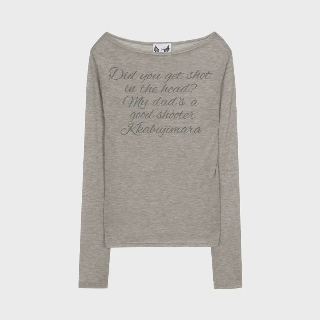 길라아카이브 레터링 시어 롱슬리브 상품이미지2