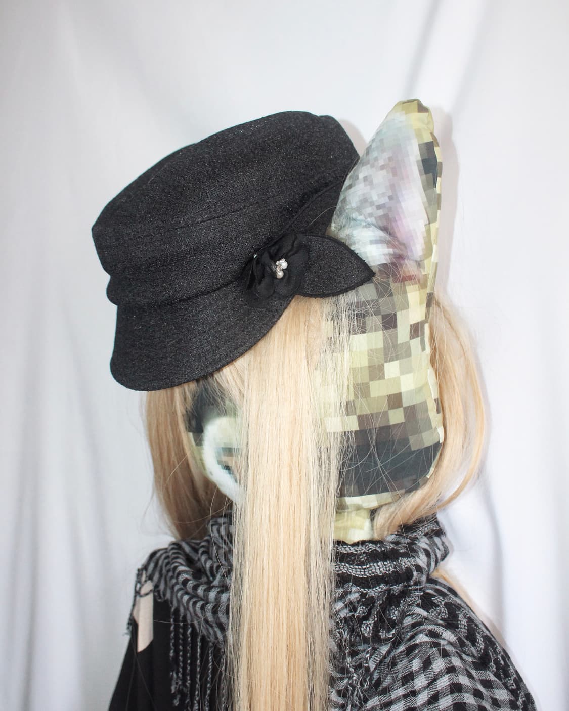 AGATHA black summer brooch cap 상품이미지2