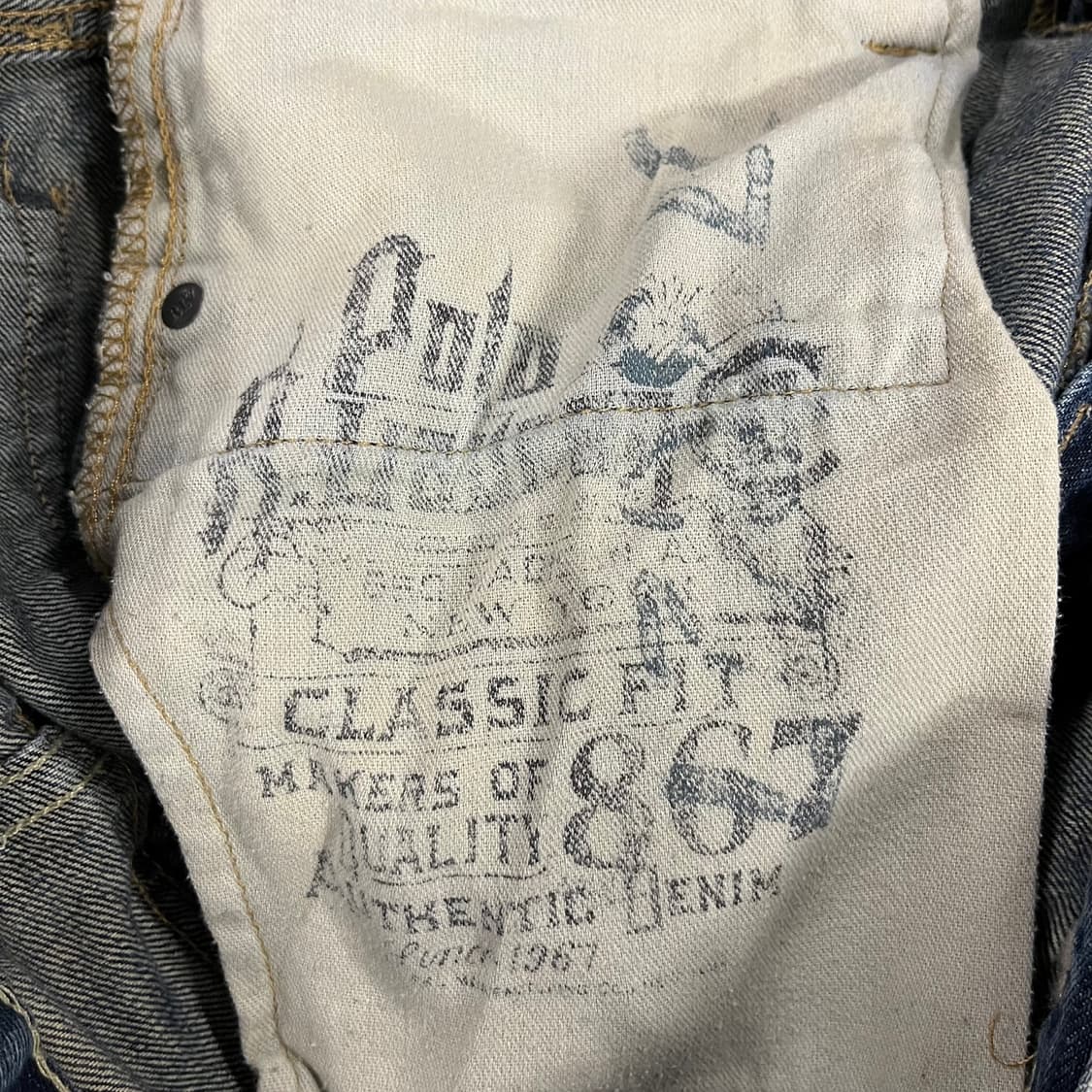 [정품] 폴로 랄프로렌 데님 청바지 블루 b10 상품이미지8