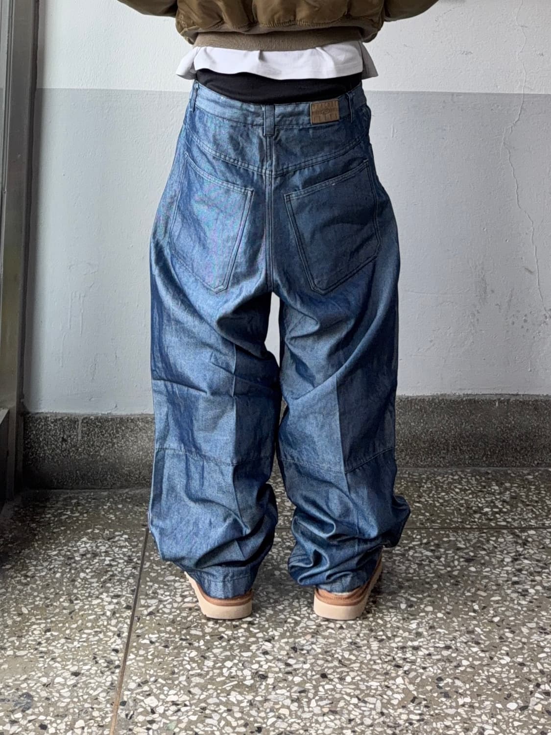 빈티지 코팅 힙합팬츠 상품이미지2