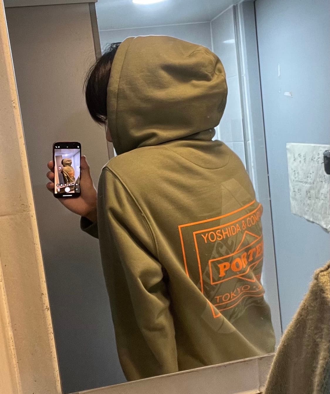 팔라스 x 포터 후드 올리브 상품이미지6