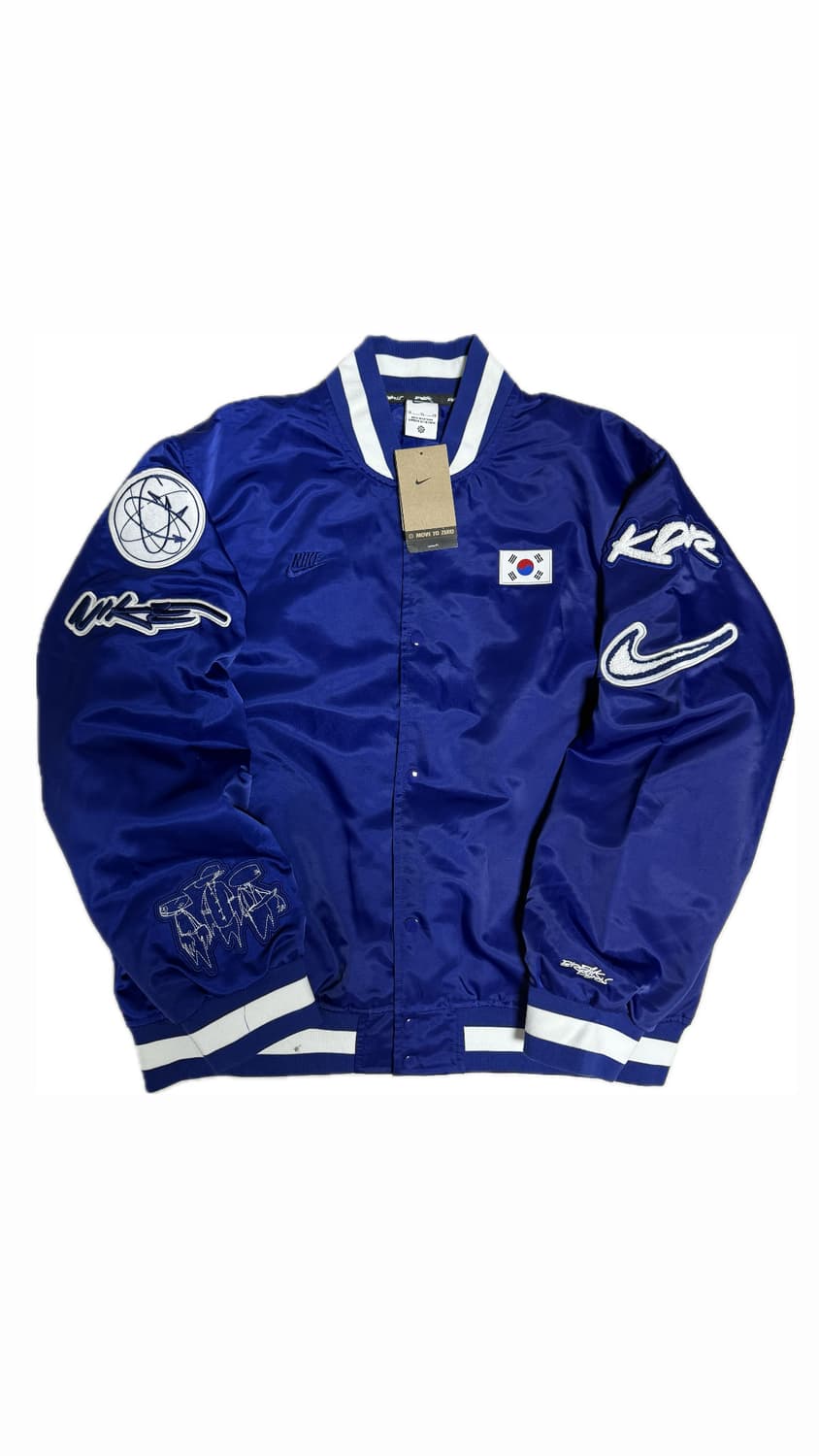 나이키 대한민국 새틴 바시티 자켓 상품이미지2