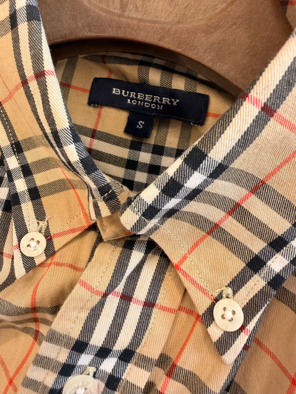 버버리 체크 셔츠 상품이미지3