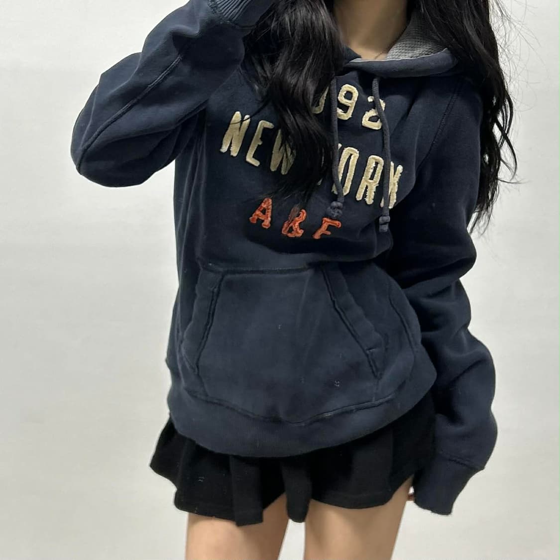 아베크롬비 y2k 올드스쿨 스웨트셔츠 후드티(M) 상품이미지1