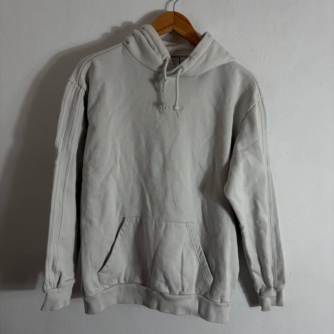 아디다스 ESS로고 후드티 백멜란지(M) 상품이미지1