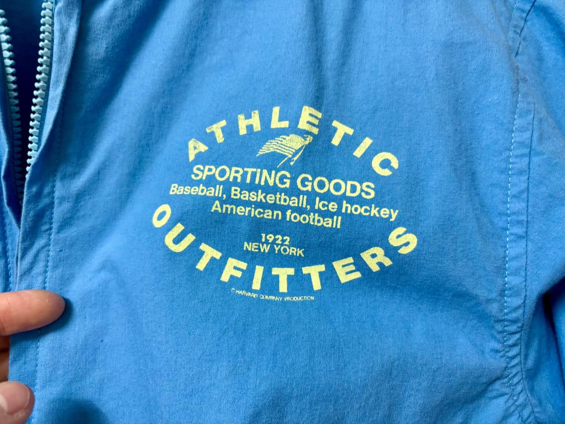 일본 하바드 코튼 면 바시티자켓 90~95 상품이미지6