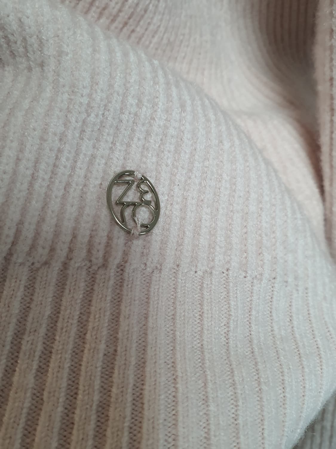 [빈티지] 핑크 브이넥 니트 스웨터 발레코어 니트 상품이미지2