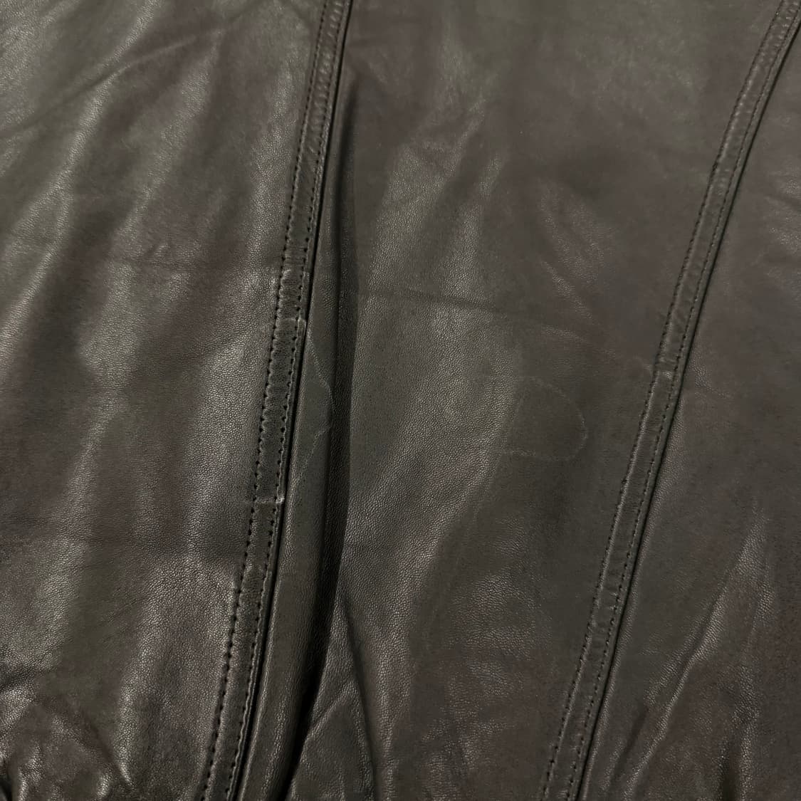 [ 정품/L ] Lee 리 쌍방울 빈티지 레더 양가죽 봄버자켓 상품이미지9