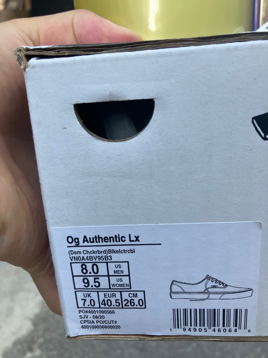 [새상품] 반스 x 도버스트리트마켓 볼트 체커보드 블루 신발 260 상품이미지5