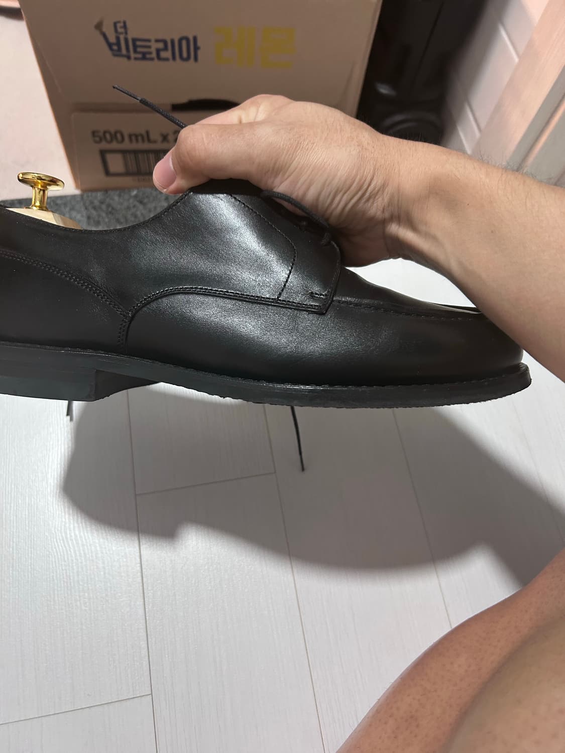 버윅 4477 유팁 더비 블랙 (uk8, 270) 상품이미지5