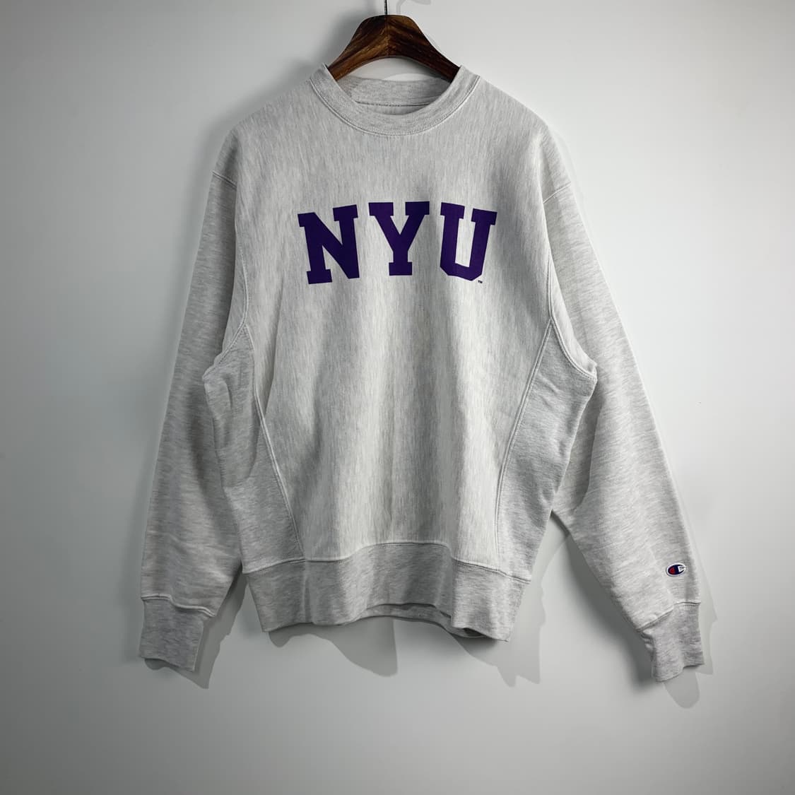 챔피온 프리미엄 리버스위브 컬리지 그레이 맨투맨 상품이미지2