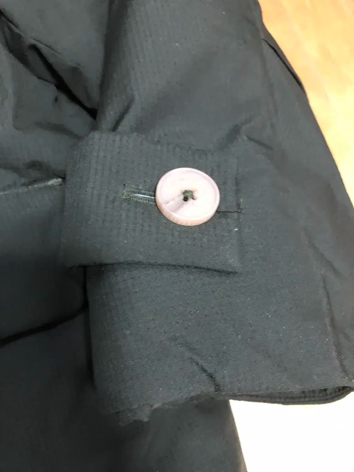 키뮤어 오버핏 더플 롱패딩 카키 M 상품이미지6