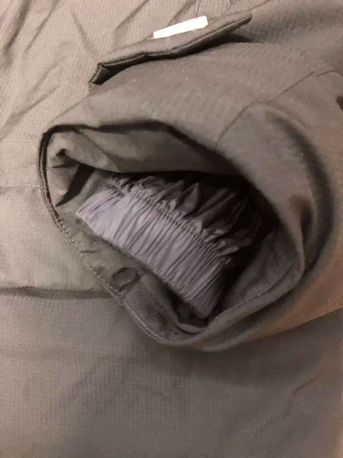 키뮤어 오버핏 더플 롱패딩 카키 M 상품이미지7