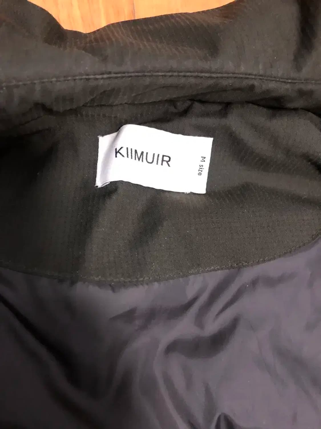 키뮤어 오버핏 더플 롱패딩 카키 M 상품이미지9