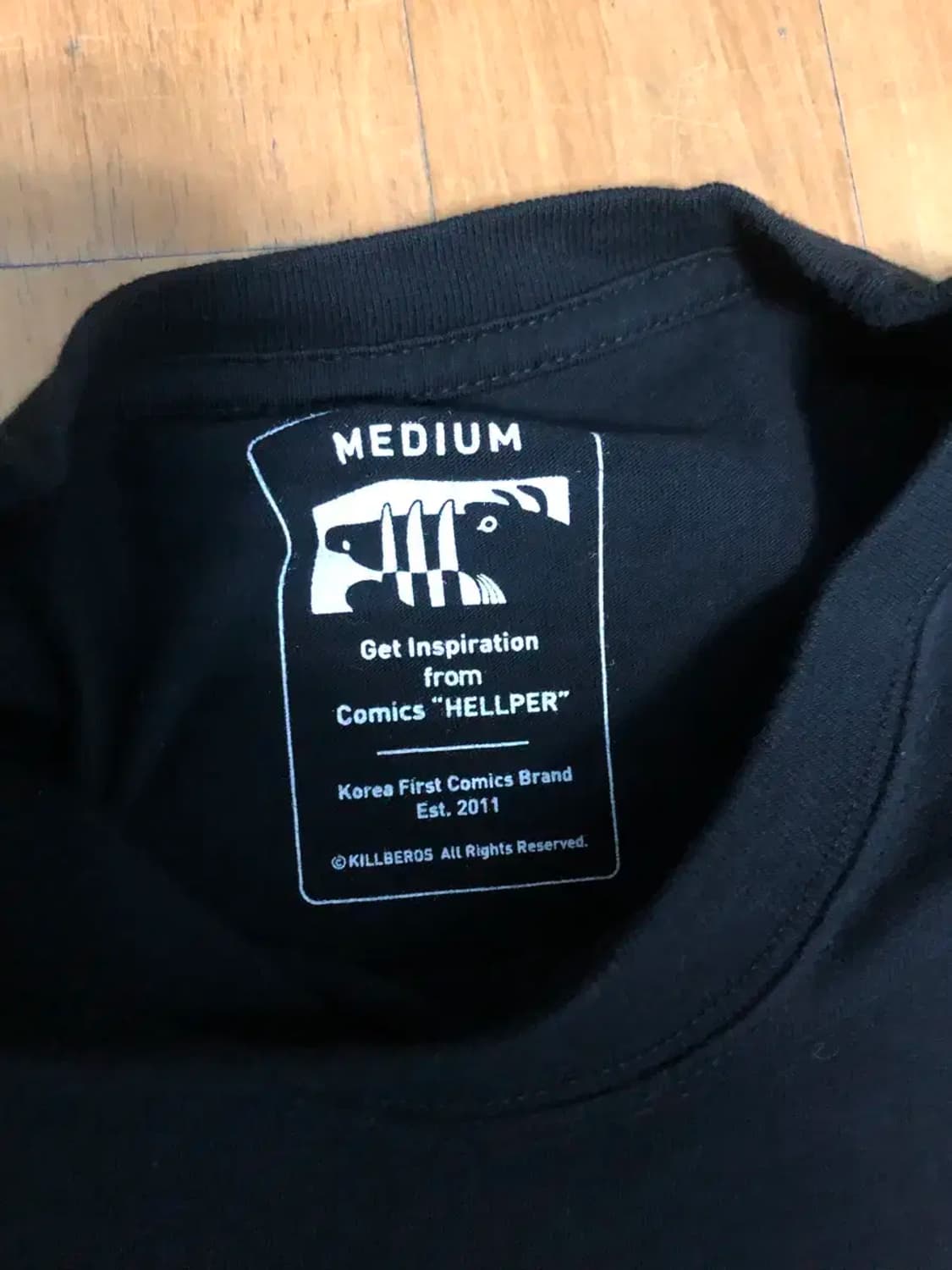 헬퍼 킬베로스 로고 티셔츠 M 상품이미지5