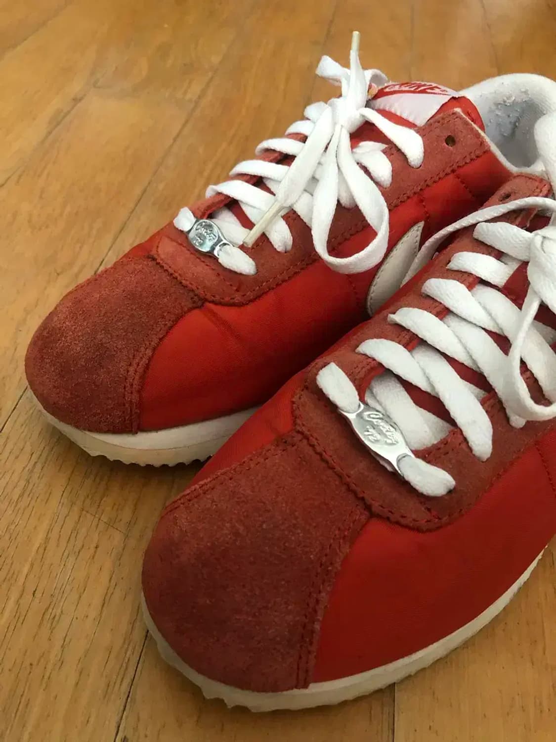 나이키 코르테즈 클래식 나일론 스웨이드 레드 245 상품이미지3