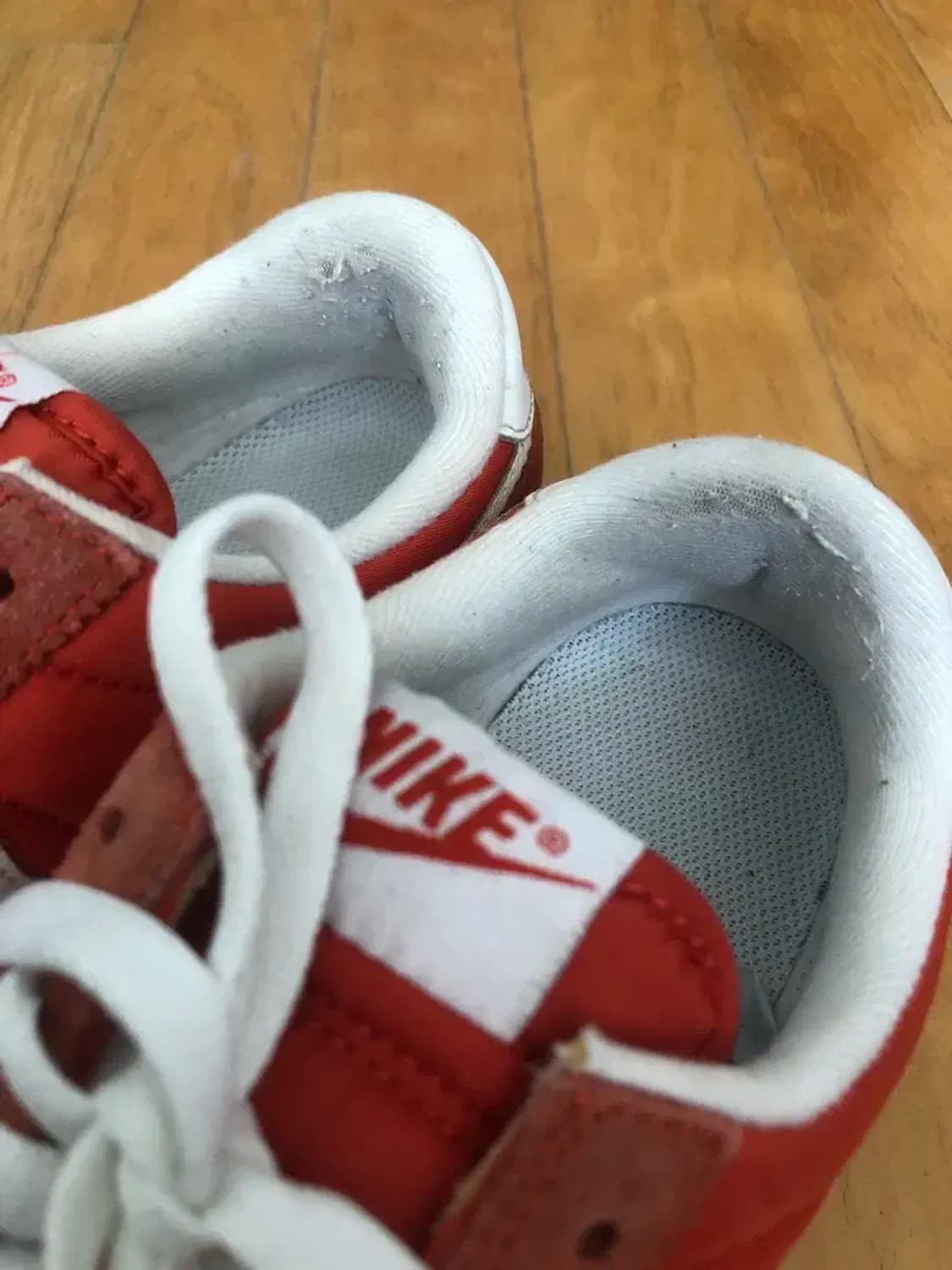 나이키 코르테즈 클래식 나일론 스웨이드 레드 245 상품이미지5