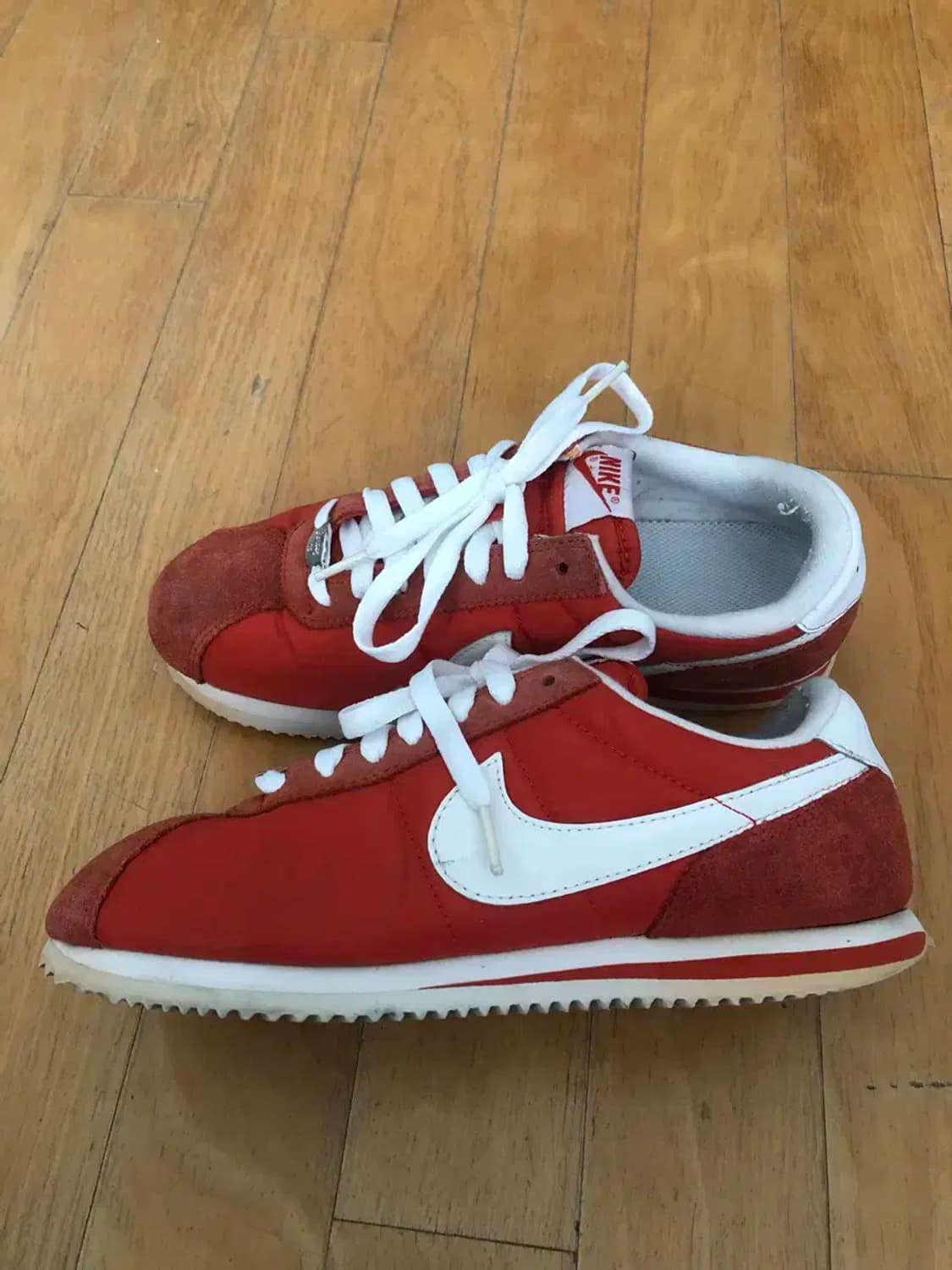 나이키 코르테즈 클래식 나일론 스웨이드 레드 245 상품이미지6