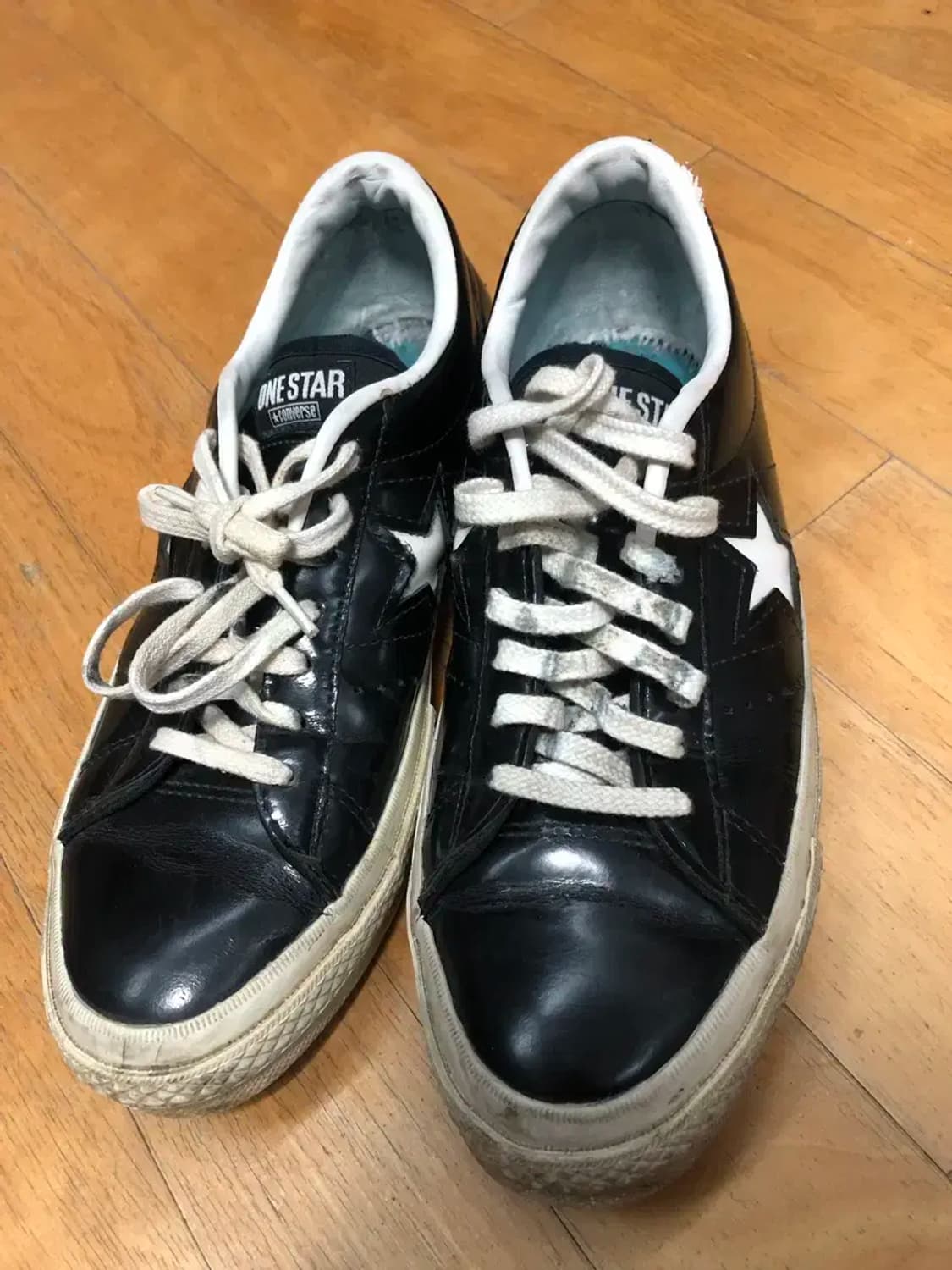 컨버스 올스타 원스타 레더 로우 블랙 260 상품이미지2