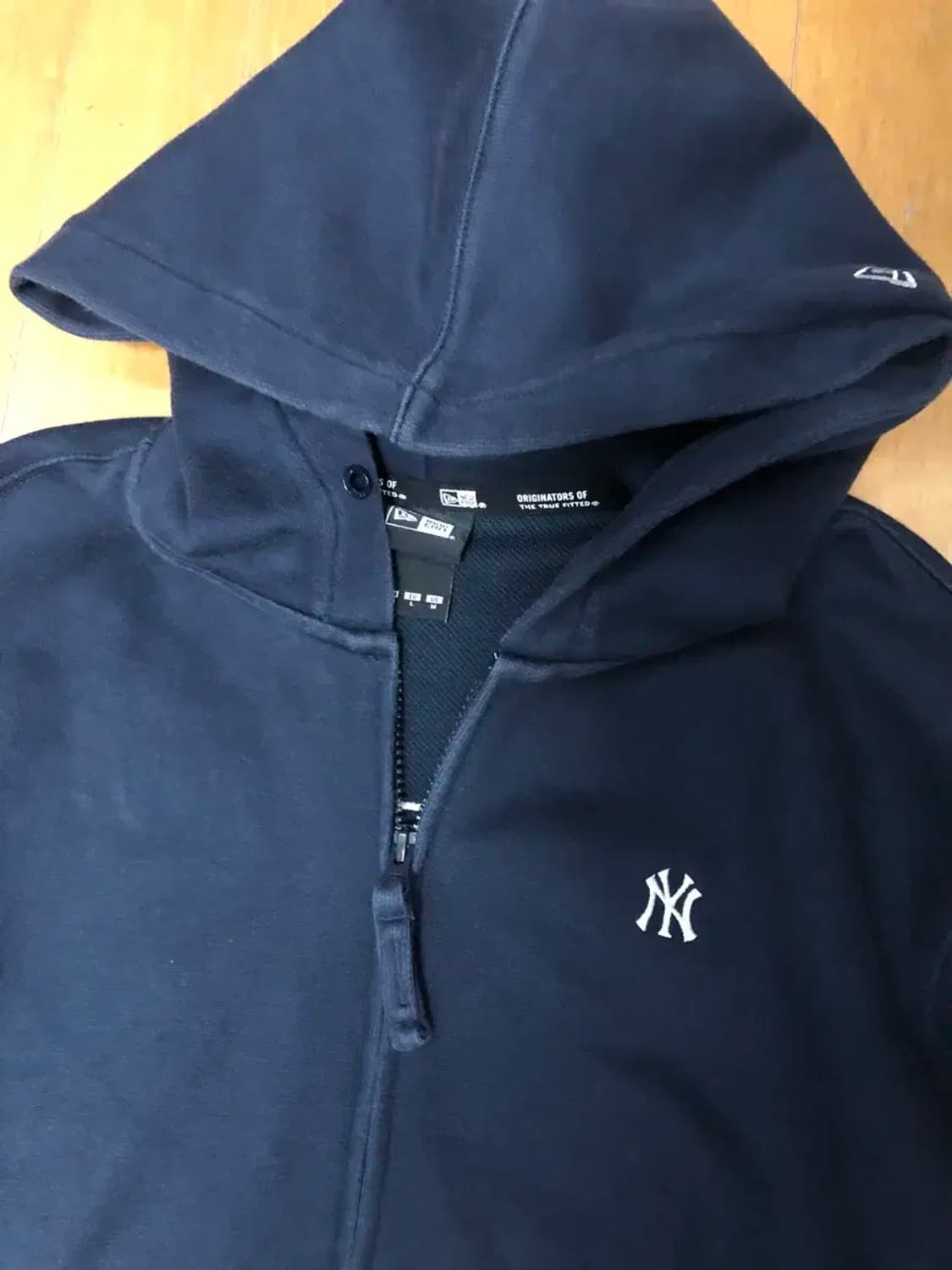 뉴에라 MLB 뉴욕 양키스 자수 로고 후드 자켓 100 상품이미지3