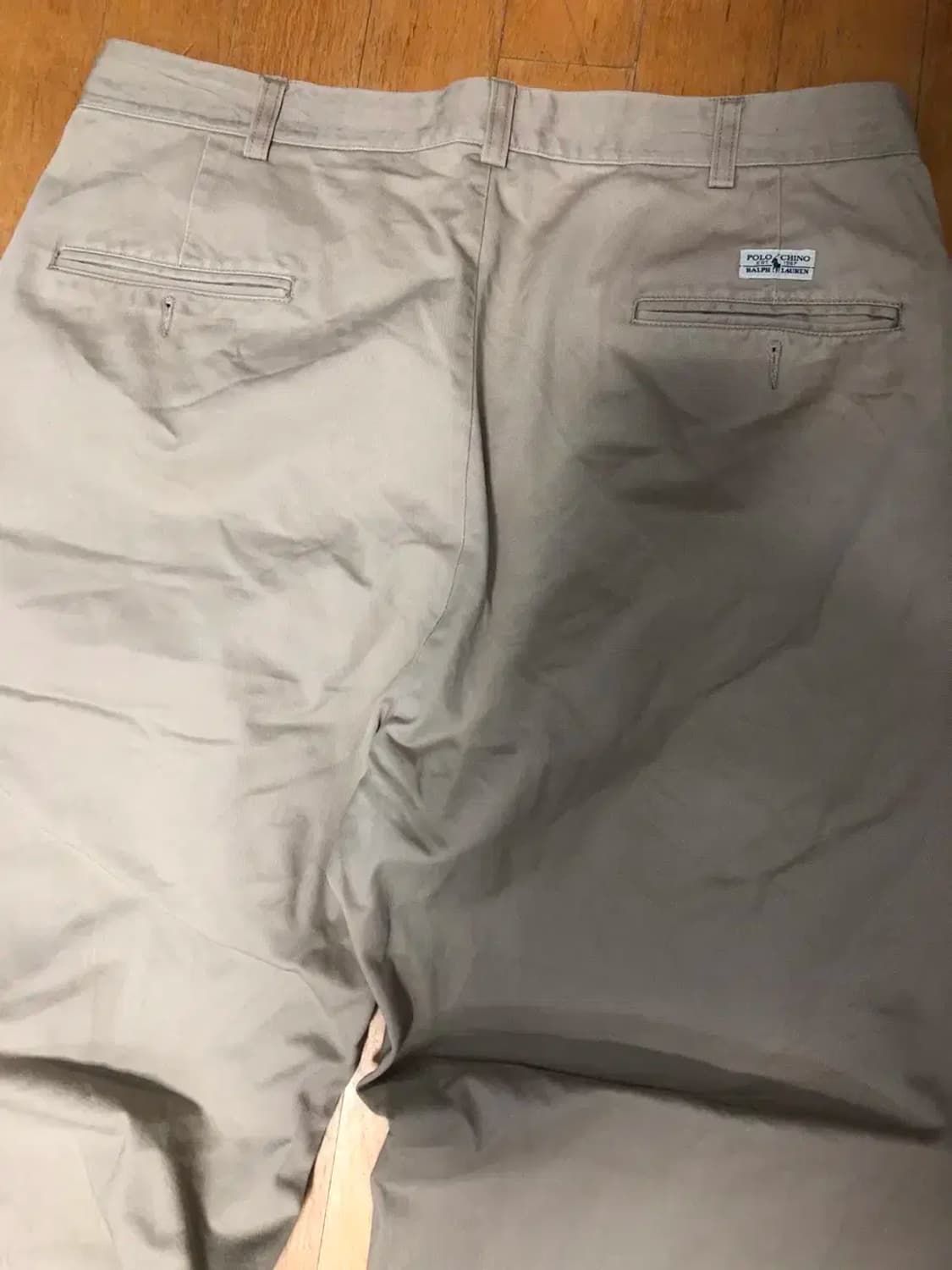 폴로 랄프로렌 투 핀턱 클래식핏 치노팬츠 베이지 36 상품이미지5