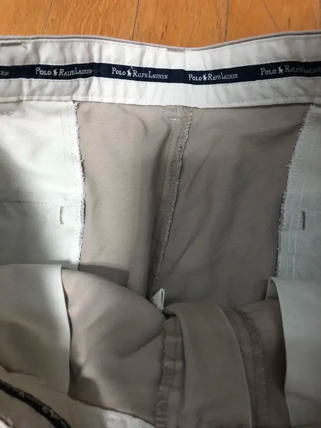 폴로 랄프로렌 투 핀턱 클래식핏 치노팬츠 베이지 36 상품이미지7