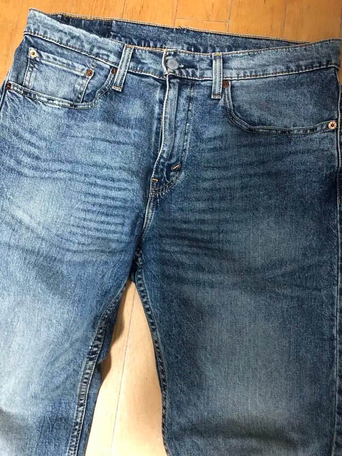 리바이스 502 워싱 테이퍼드핏 빈티지 데님팬츠 32 상품이미지3