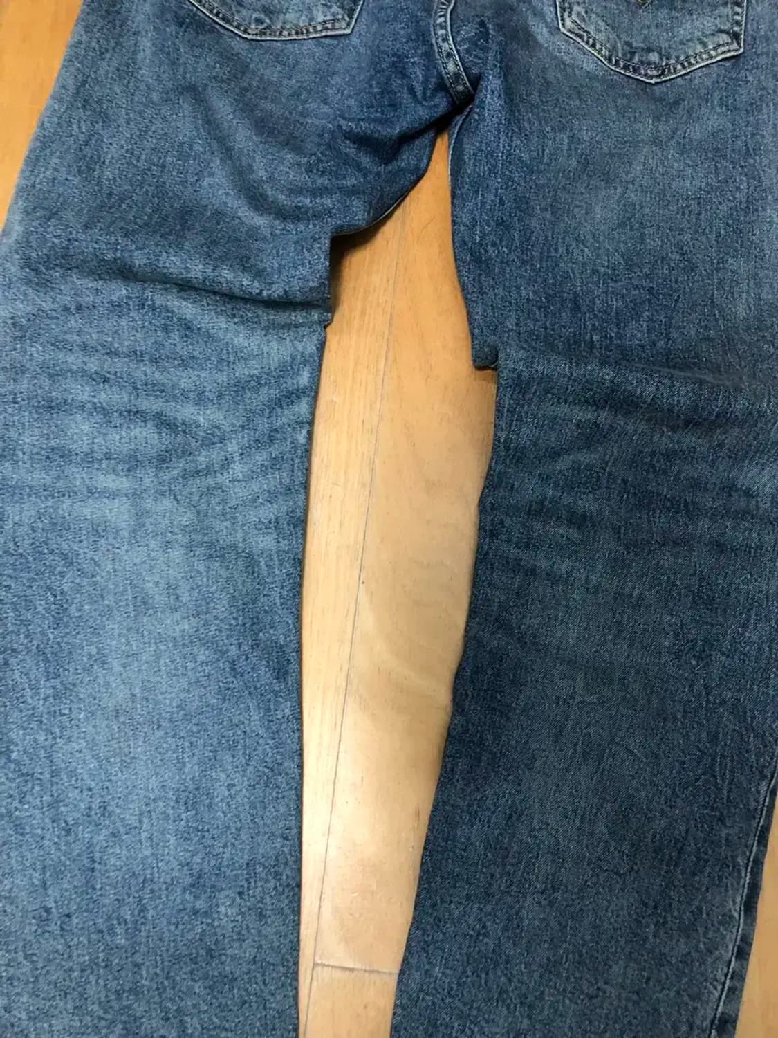 리바이스 502 워싱 테이퍼드핏 빈티지 데님팬츠 32 상품이미지7