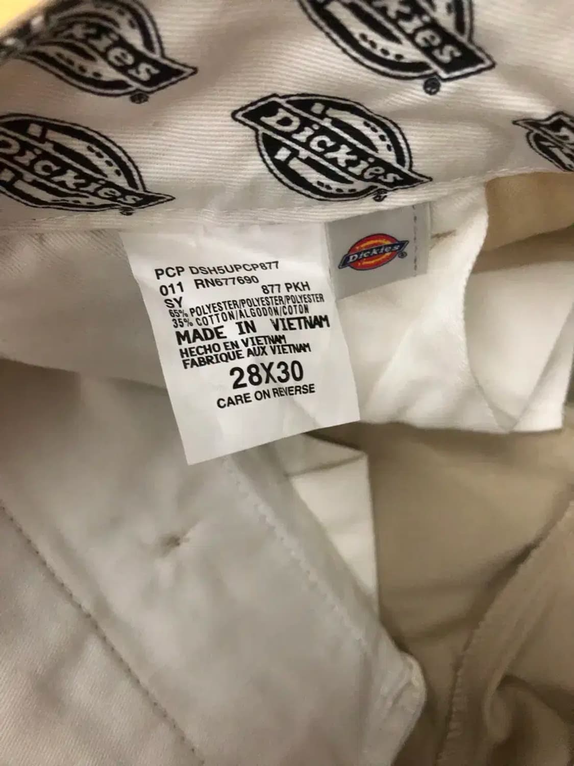 디키즈 877 워크팬츠 면바지 치노 베이지 28 상품이미지5