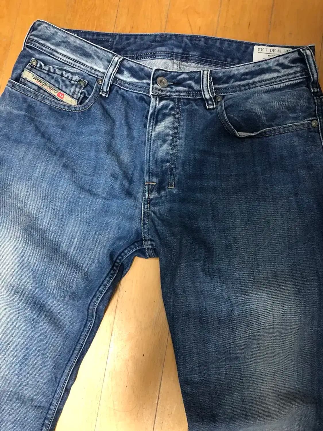 디젤 자티니 빈티지 워싱 플레어 부츠컷 데님팬츠 30 상품이미지3