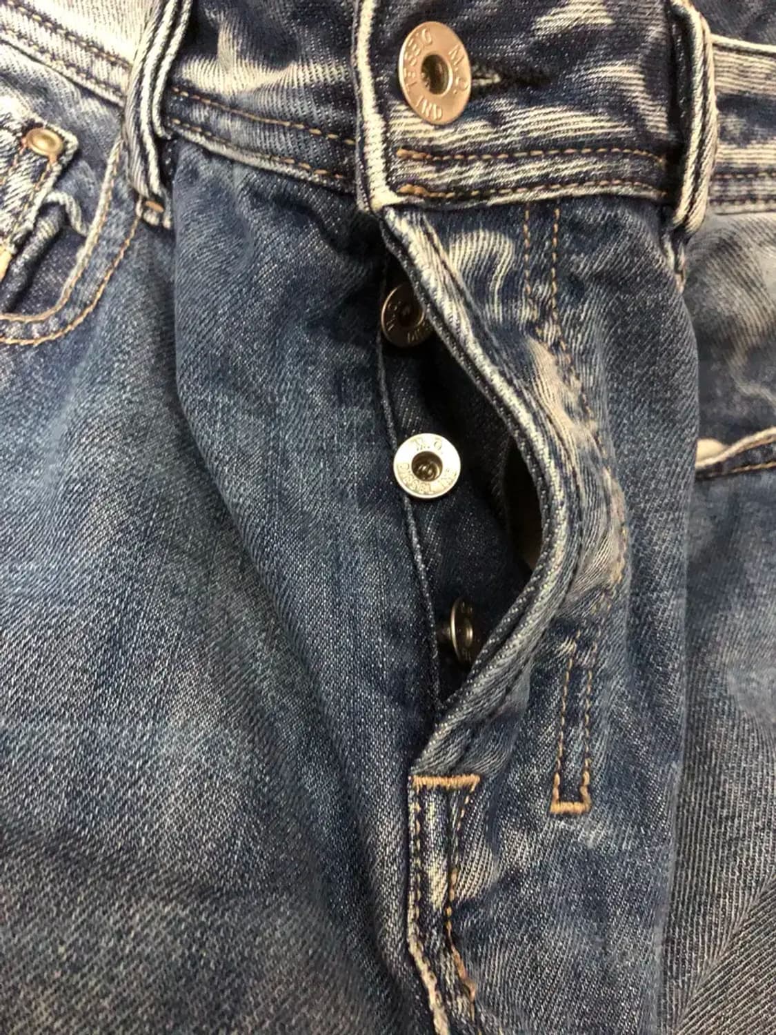 디젤 자티니 빈티지 워싱 플레어 부츠컷 데님팬츠 30 상품이미지6