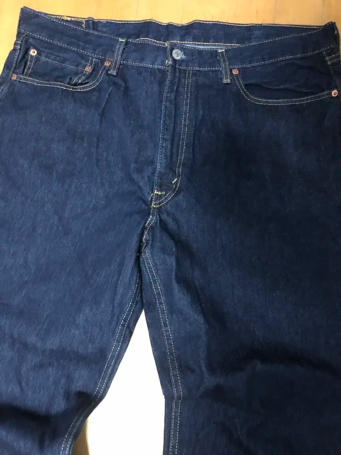 리바이스 550 릴렉스 테이퍼드 진 딥인디고 데님팬츠 38 상품이미지3