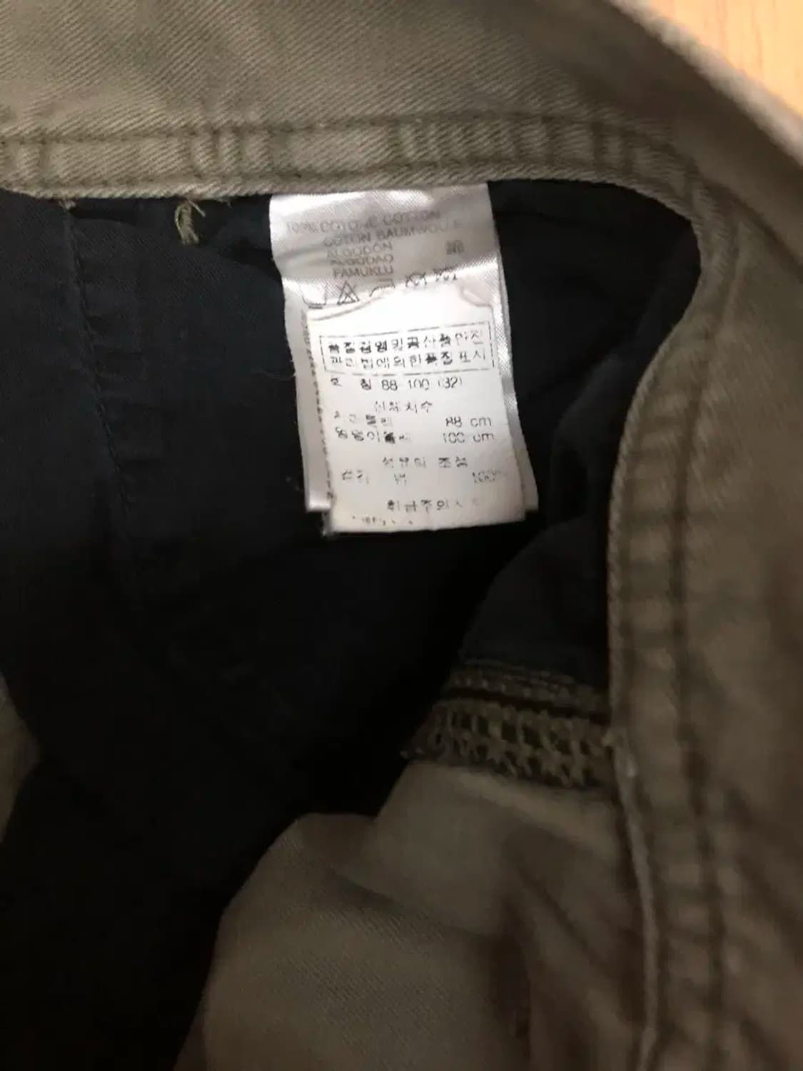 디젤 빈티지 카펜터 퍼티그 팬츠 올리브 그린 32 상품이미지10