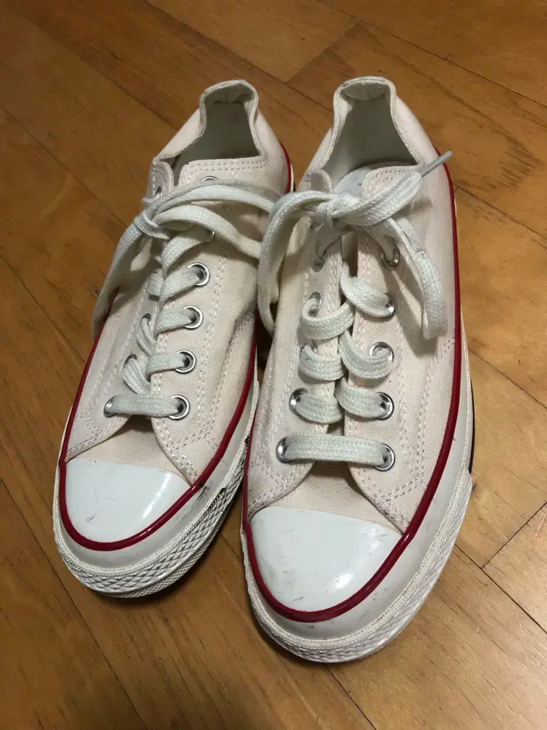 컨버스 올스타 척테일러 화이트 아이보리 스니커즈 245 상품이미지2