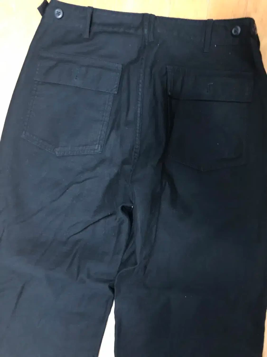 무신사 스탠다드 퍼티그 팬츠 블랙 32 상품이미지6